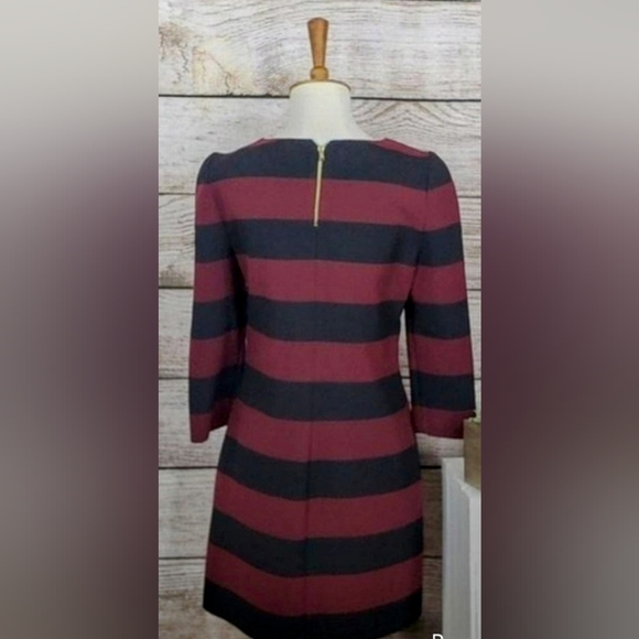 Zara Burgundy and Black striped dress ASO Pippa Middleton - Picture 3 of 3